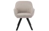 Jedálenská stolička Chrissy, béžová tkanina