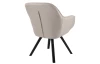 Jedálenská stolička Chrissy, béžová tkanina