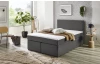 Posteľ boxspring Aston 140x200 cm, stredne šedá látka