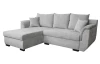 Rohová sedačka Sassari, svetlo šedá látka