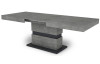Jedálenský stôl Nestor 160x90 cm, betón / grafit, rozkladací