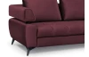 Rohová sedacia súprava Paris, vínová látka, pravý roh