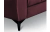 Rohová sedacia súprava Paris, vínová látka, pravý roh