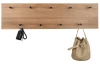Nástenný vešiak s LED Romy, drevo, 75 cm