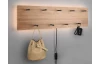Nástenný vešiak s LED Romy, drevo, 75 cm