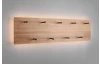 Nástenný vešiak s LED Romy, drevo, 75 cm