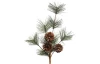 Umelá vianočná vetva so šiškami, 30 cm