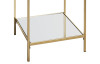 Odkladací stolík Porto 39x39 cm, zlatý