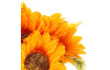 Umelý kvet Slnečnica 35 cm, oranžová, 5 kvetov