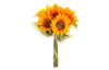 Umelý kvet Slnečnica 35 cm, oranžová, 5 kvetov