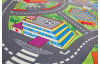 Detský koberec 100x150 cm, motív cesty v meste