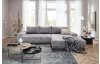 Rohová sedačka Mauro, holubia sivá látka, pravý roh