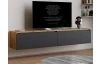 Závesná TV skrinka Asko Living, 180 cm, dub artisan/antracit