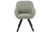Jedálenská stolička Chrissy, svetlo zelená tkanina