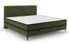 Posteľ Parana 180x200 cm, machovo zelená zamatová látka