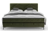 Posteľ Parana 180x200 cm, machovo zelená zamatová látka