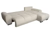 Rohová sedačka Bonn, svetlo béžová štruktúrovaná látka