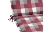 Záhradný podsedák na lehátko Karo 60x190 cm, vínový/sivý