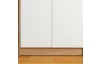 Šatníková skriňa Vincent, dub sonoma/biela