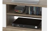 TV stolík dub canyon/biely