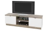 TV stolík dub canyon/biely