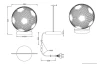 Stolná lampa Ball R52471106