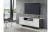 TV skrinka Makaria 140 cm, šedá/biela