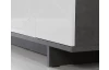 TV skrinka Makaria 140 cm, šedá/biela