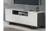TV skrinka Makaria 140 cm, šedá/biela