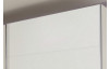 Šatníková skriňa Bert, 225 cm, biela