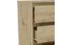 Komoda so 4 zásuvkami Carlos, dub artisan, 75 cm