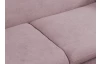 Rohová sedacia súprava Viera, ružová látka, pravý roh