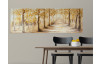 Ručne maľovaný obraz Stromová alej 120x40 cm, 3D štruktúra