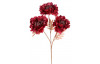 Umelá kvetina Chryzantéma 62 cm, bordó