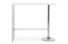 Barový stôl Party 120x60 cm, biely lesk