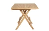 Záhradný konferenčný stolík Jakarta 50x50 cm, skladacia, teak