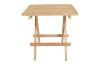 Záhradný konferenčný stolík Jakarta 50x50 cm, skladacia, teak
