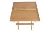 Záhradný konferenčný stolík Jakarta 50x50 cm, skladacia, teak