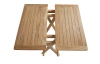 Záhradný konferenčný stolík Jakarta 50x50 cm, skladacia, teak