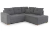 Rohová sedacia súprava Heidelberg, šedá látka