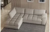 Rohová sedacia súprava Tokio, šedo-béžová látka, ľavý roh