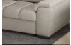 Rohová sedacia súprava Tokio, šedo-béžová látka, ľavý roh