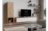 Závesná TV skrinka Asko Living, 180 cm, dub artisan/biela