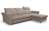 Rohová sedacia súprava Star, svetlo hnedá látka