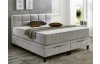 Posteľ boxspring Wien 180x200 cm, svetlo šedá látka