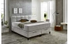 Posteľ boxspring Wien 180x200 cm, svetlo šedá látka