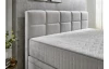 Posteľ boxspring Wien 180x200 cm, svetlo šedá látka