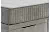 Posteľ boxspring Wien 180x200 cm, svetlo šedá látka