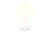 Stolová lampička Glenn, biela