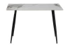 Jedálenský stôl Agne 120x80 cm, biely mramor